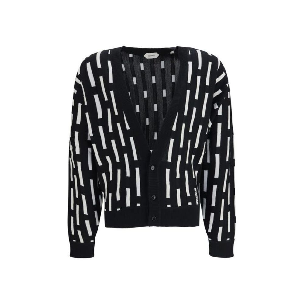 Versace Multicolor Wool Oves Aries Men's Cardigan
